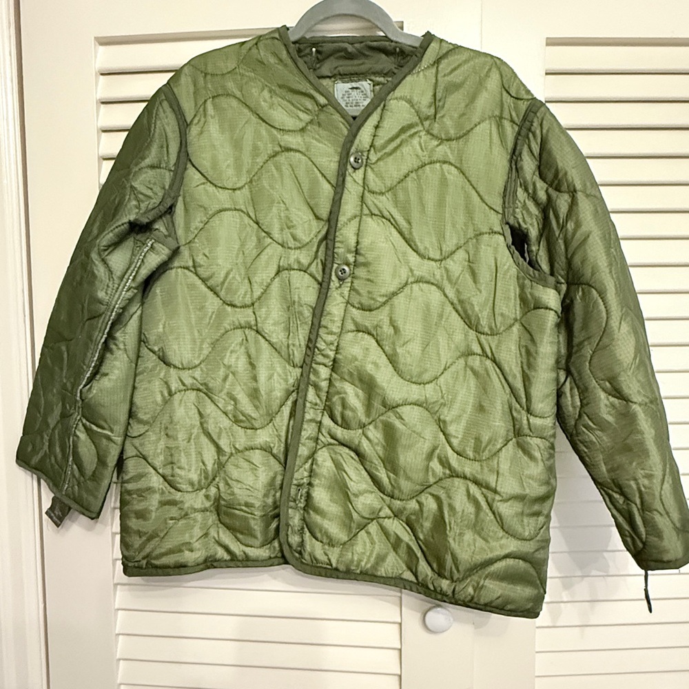 Women’s Green Quilted Jacket liner for a coat